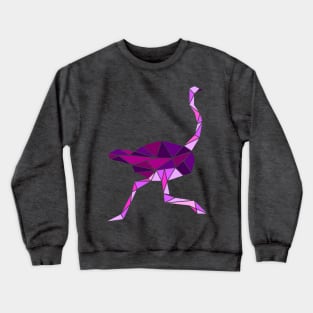 Geometric ostrich Crewneck Sweatshirt